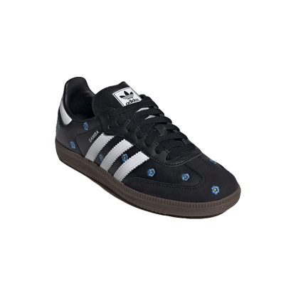 adidas Samba Light Blue Floral Core Black (W) Side