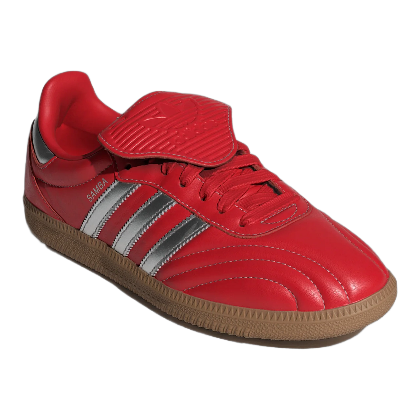 adidas Samba LT Better Scarlet Silver (W) Side JS3938