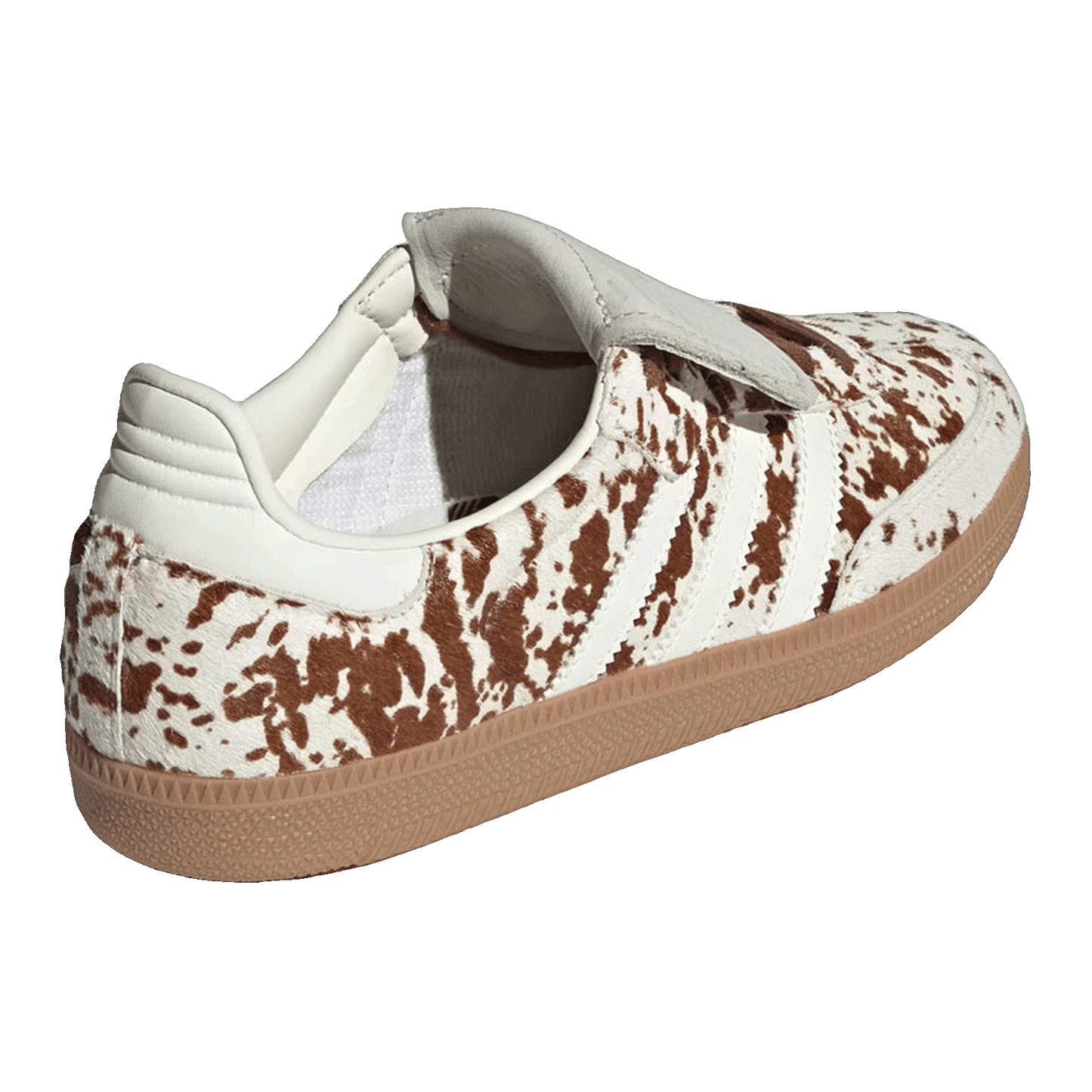 adidas Samba LT Cow Print Brown White (W) Back