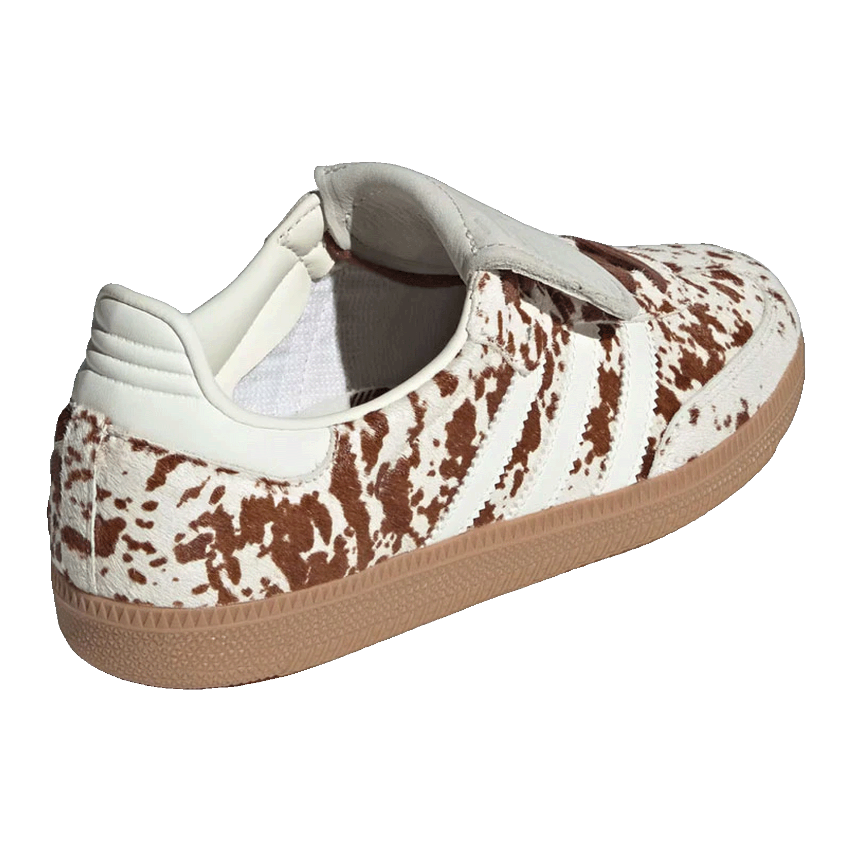 adidas Samba LT Cow Print Brown White (W) Back