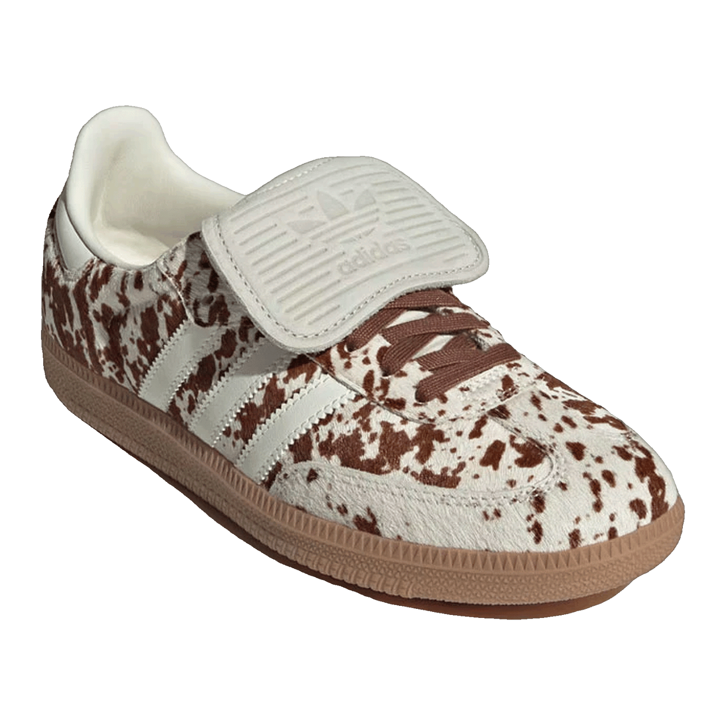 adidas Samba LT Cow Print Brown White (W) Side