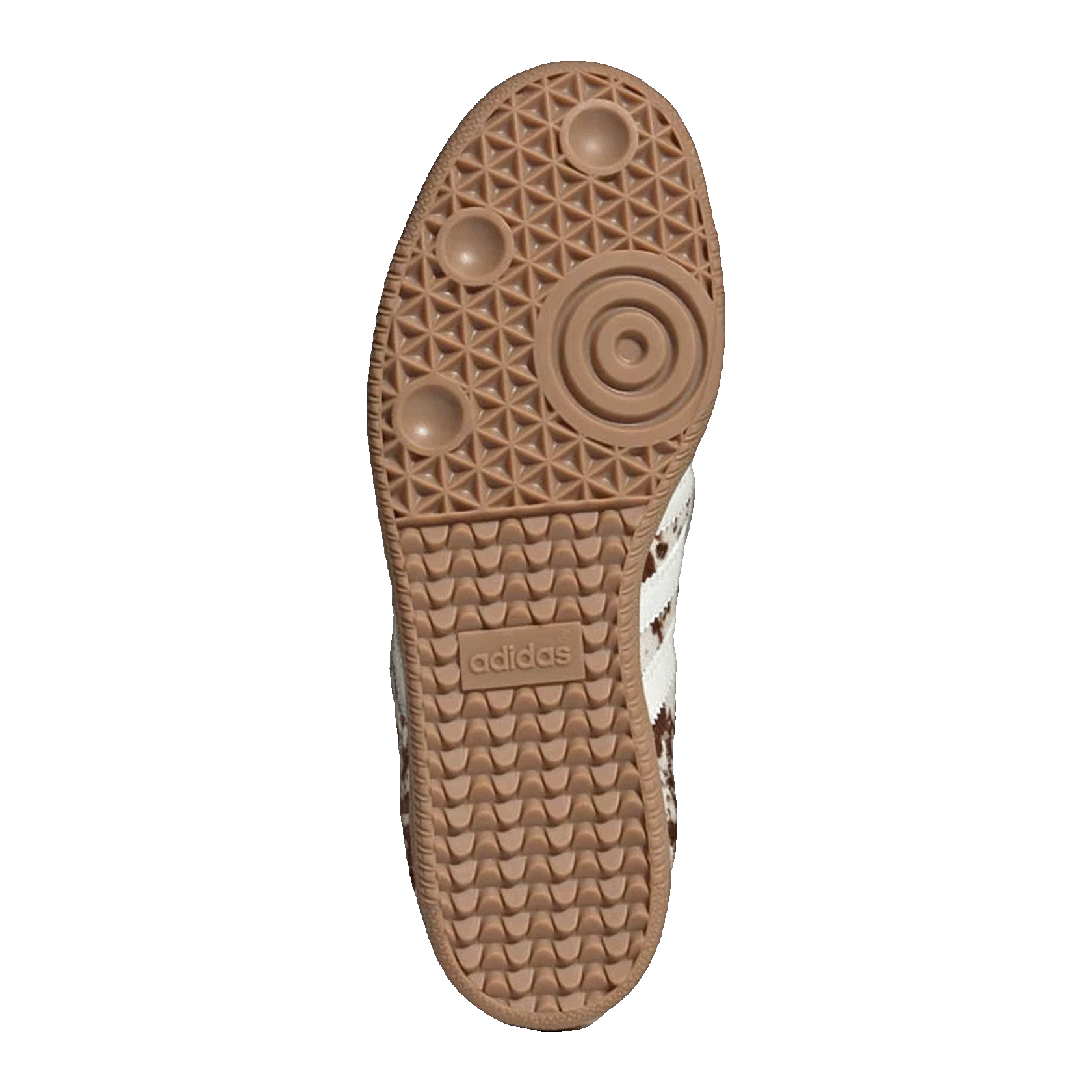 adidas Samba LT Cow Print Brown White (W) Sohle