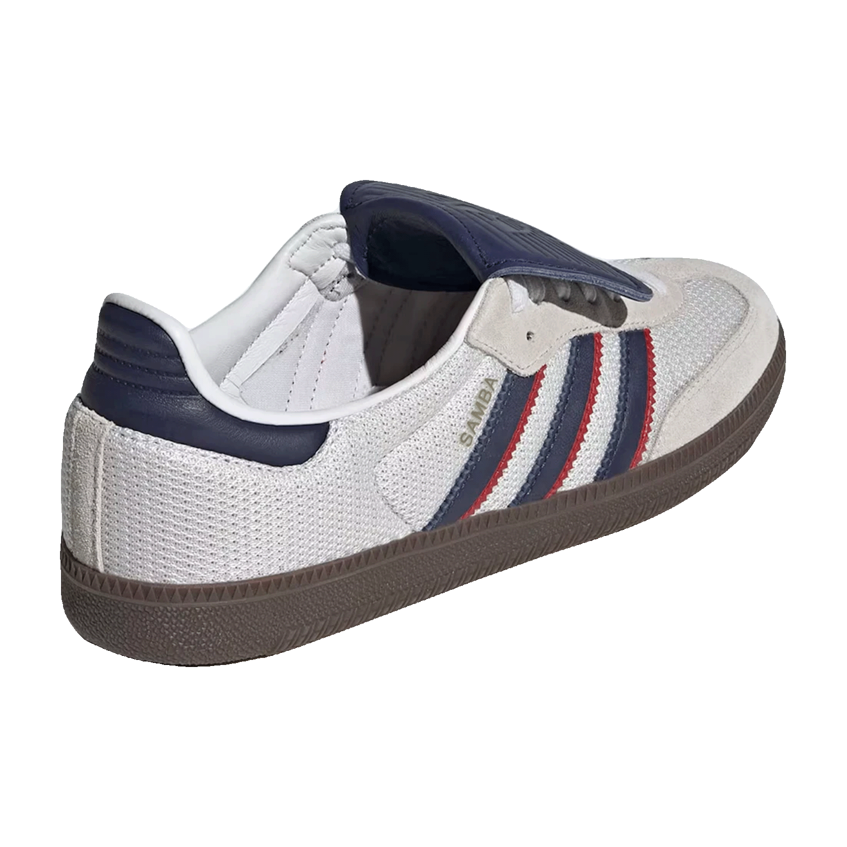 adidas Samba LT Crystal White Dark Blue Back