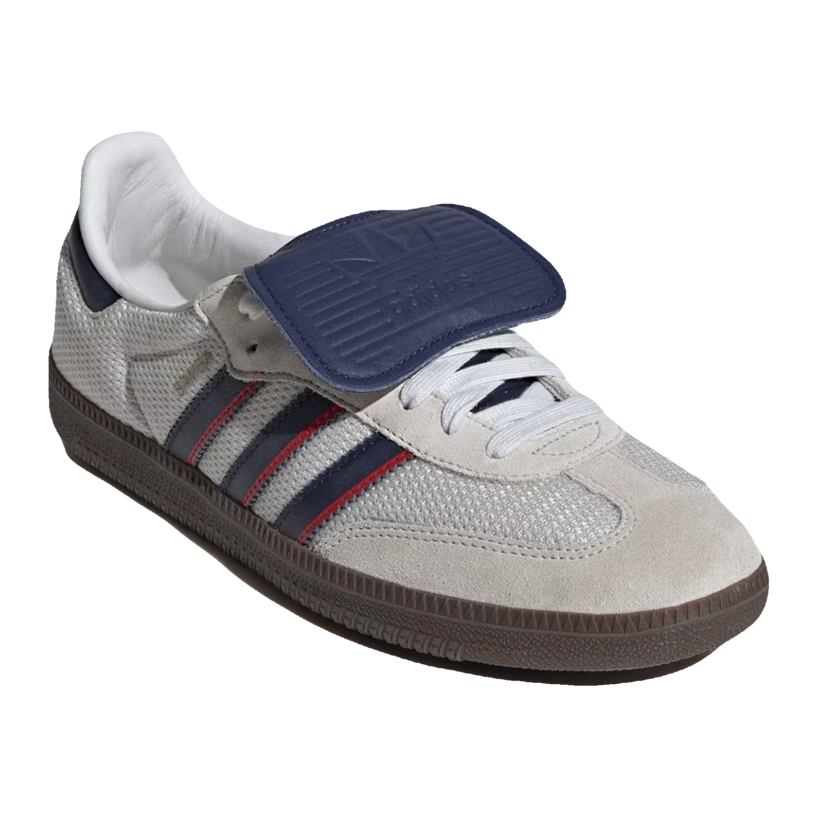 adidas Samba LT Crystal White Dark Blue Side