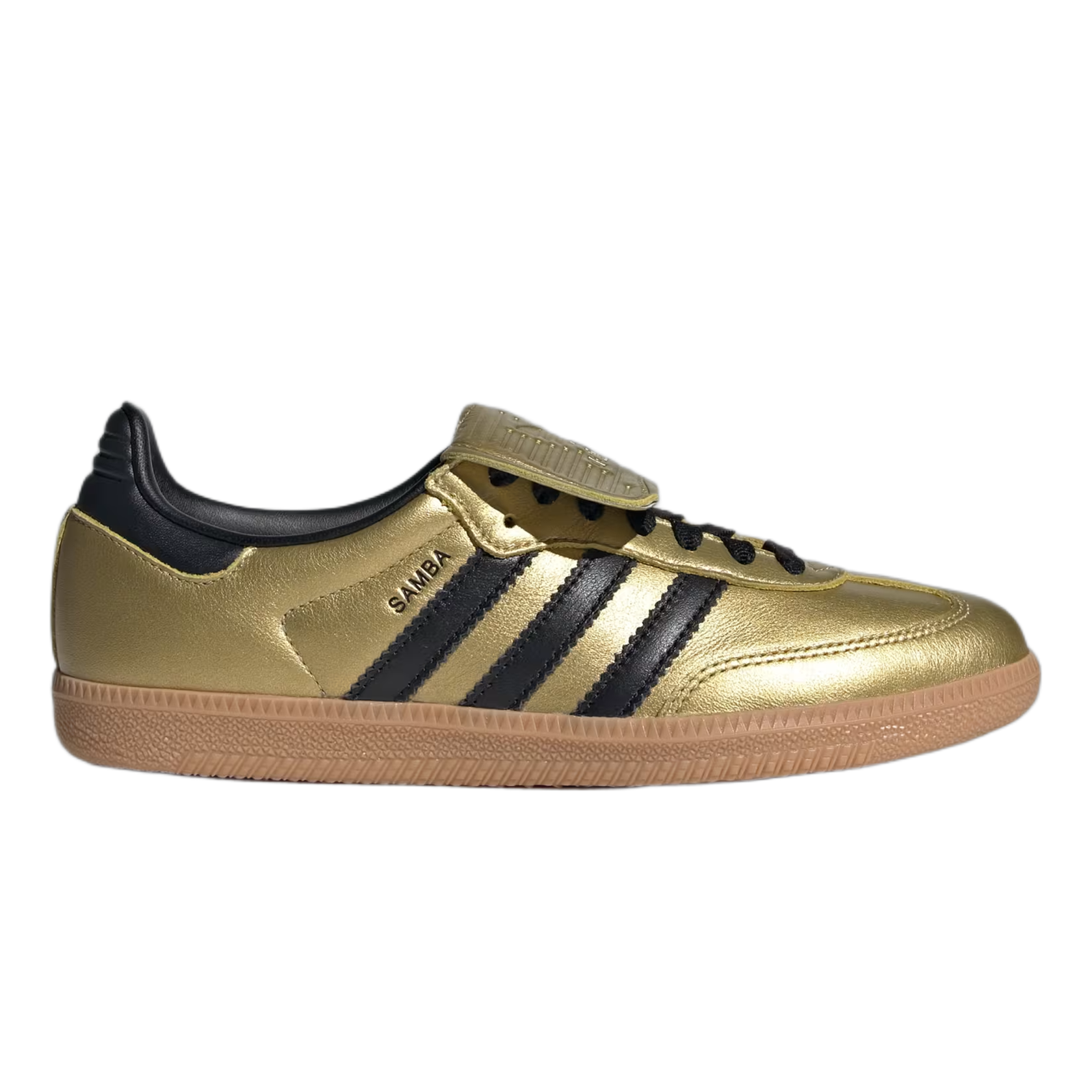 adidas Samba LT Gold Metallic Black Gum (W) JH5708