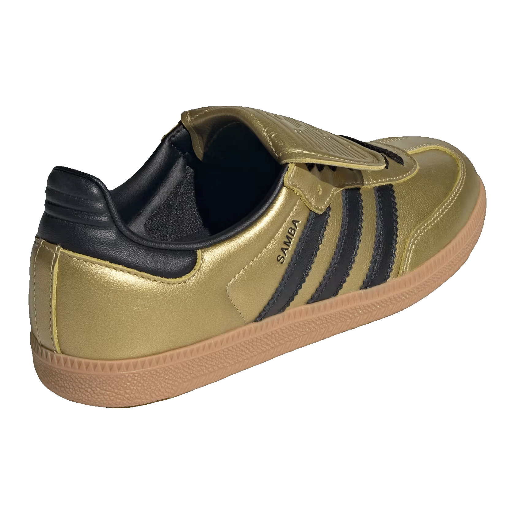 adidas Samba LT Gold Metallic Black Gum (W) Back JH5708