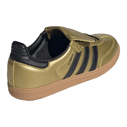 adidas Samba LT Gold Metallic Black Gum (W) Back JH5708