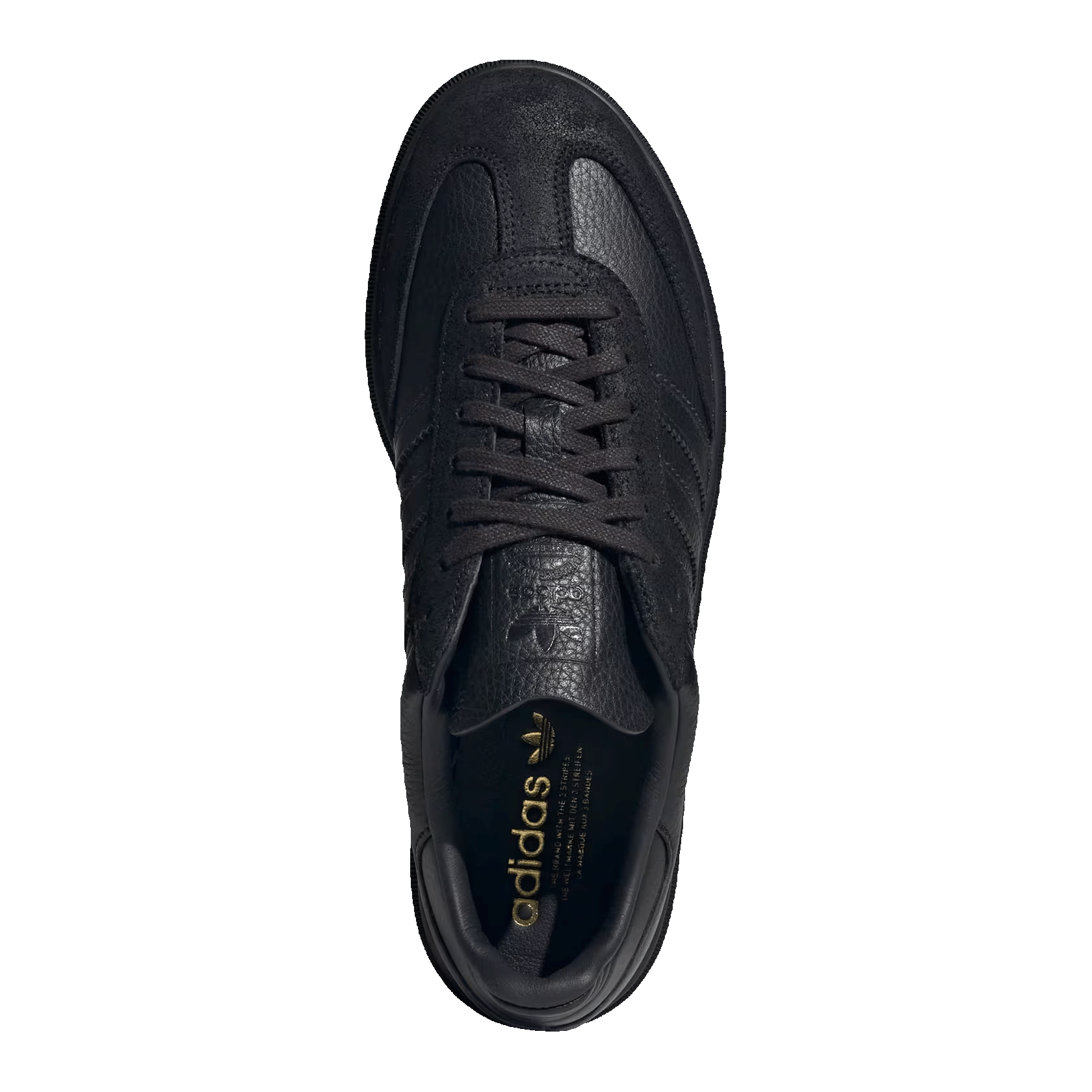 adidas Samba Lux Freizeit Triple Black Oben JQ9407