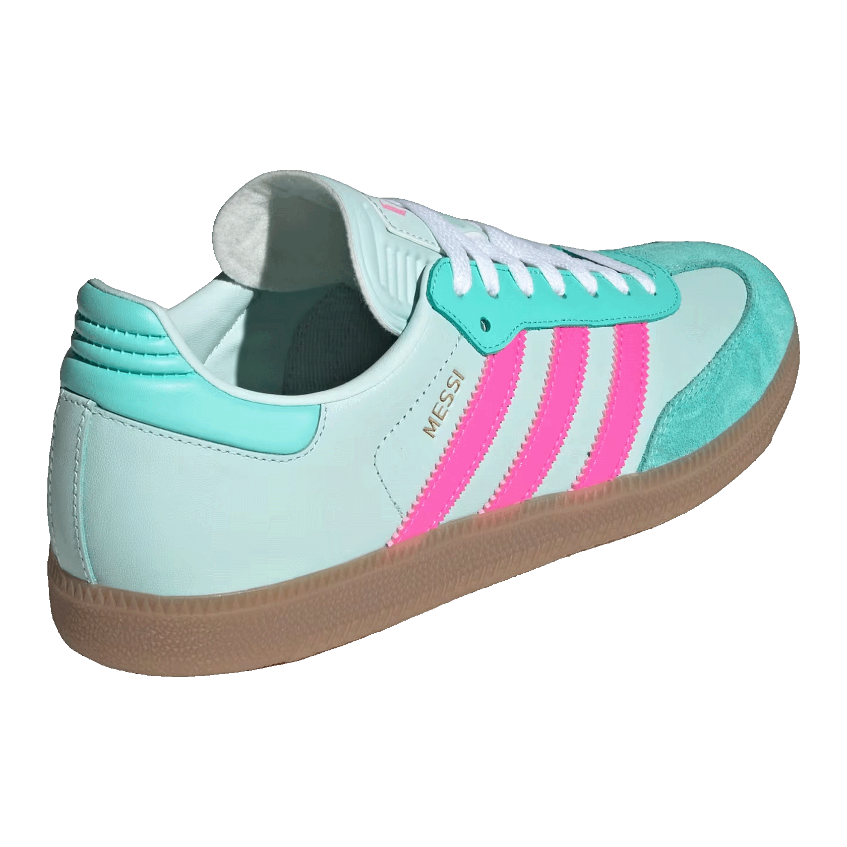 adidas Samba Messi Halo Mint Pink Back KI8505