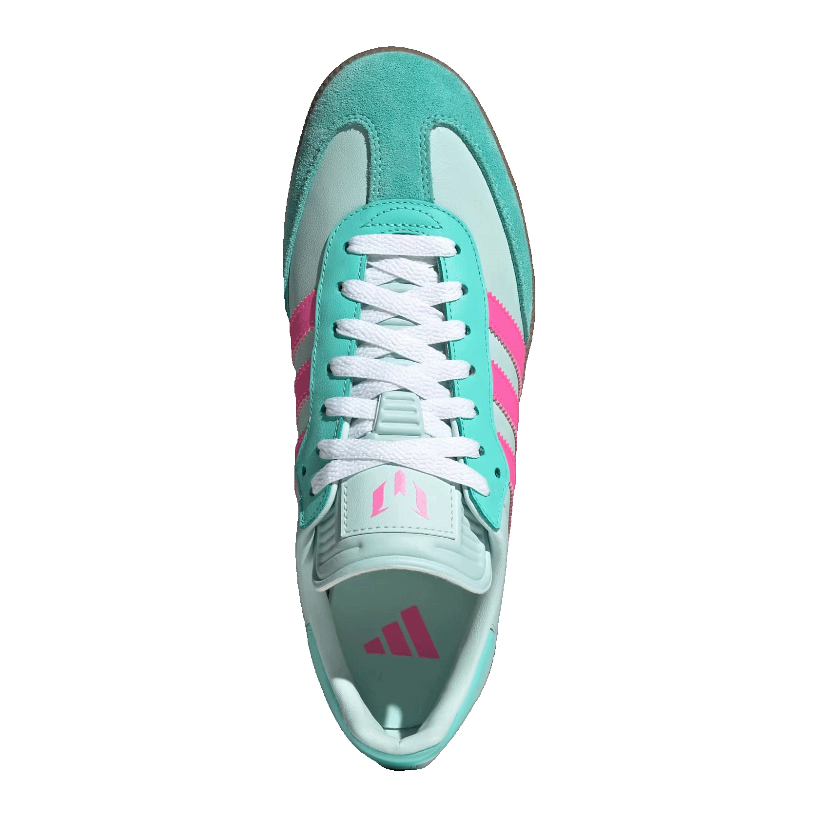 adidas Samba Messi Halo Mint Pink Oben KI8505