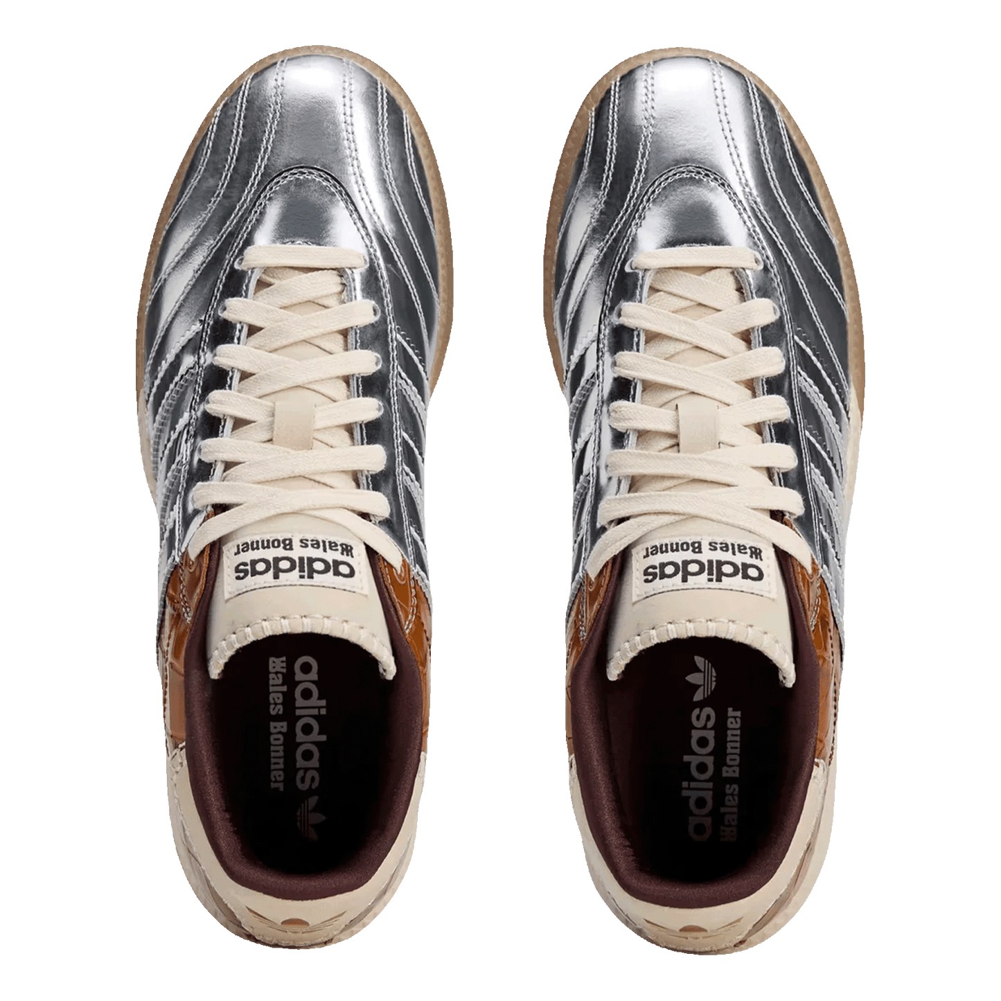 adidas Samba Millennium Wales Bonner Silver Metallic Yellow Croc Oben