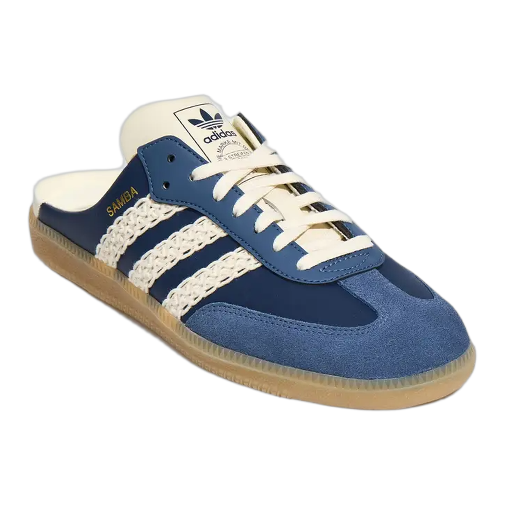 adidas Samba Mule Night Indigo Off White Gum (W) Side HP5053