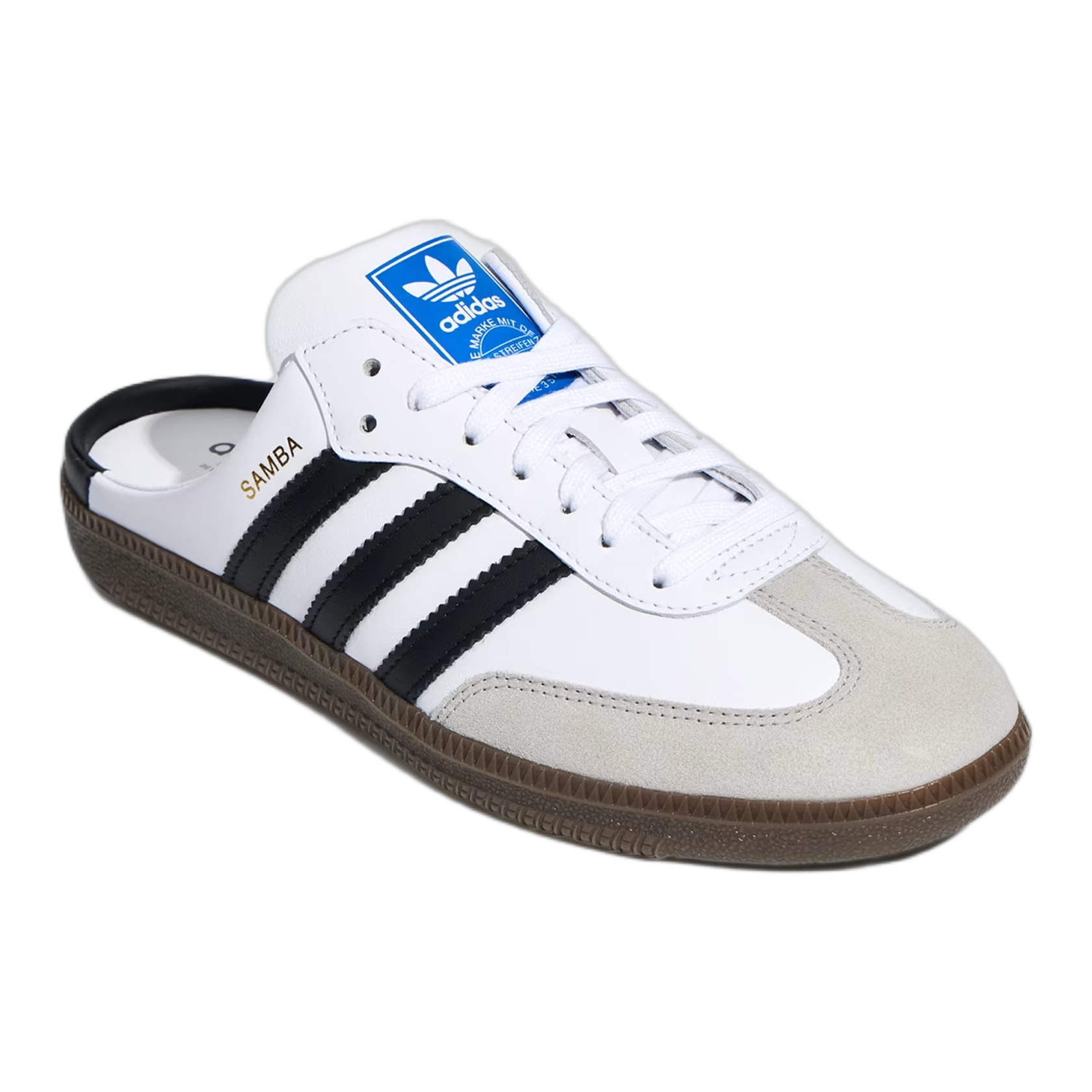 adidas Samba Mule White Black Gum (W) Side LB3814