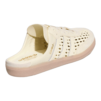 adidas Samba Mule Woven Basketweave Cream White (W) Back KH7719