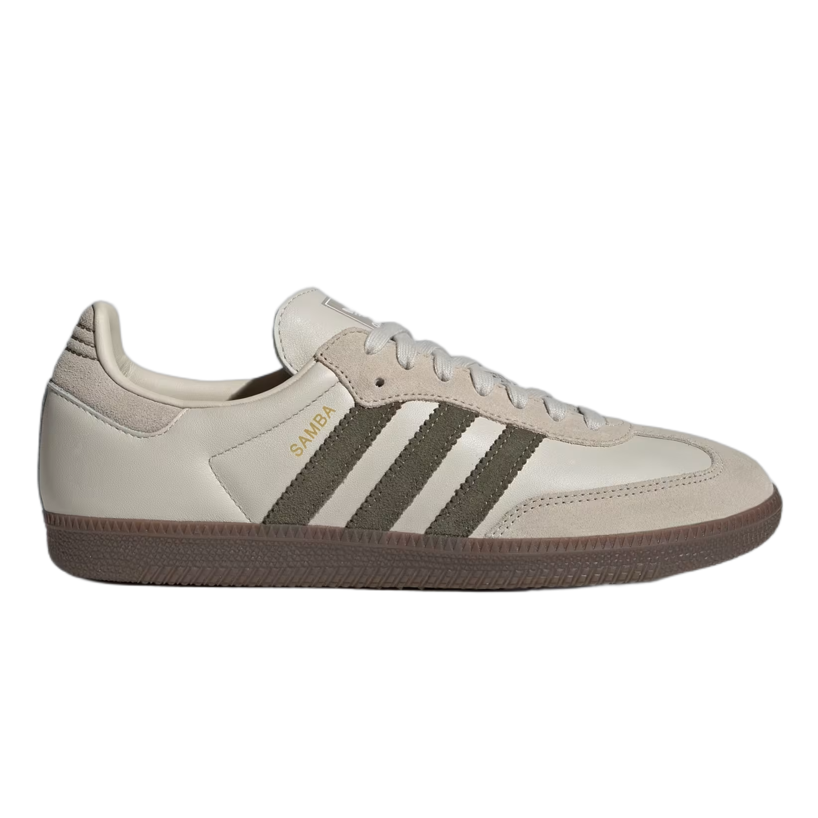 adidas Samba OG Aluminum Dark Khaki JR0893
