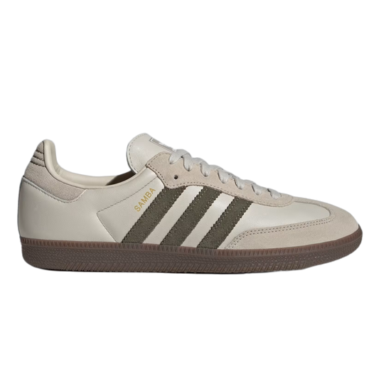 adidas Samba OG Aluminum Dark Khaki JR0893