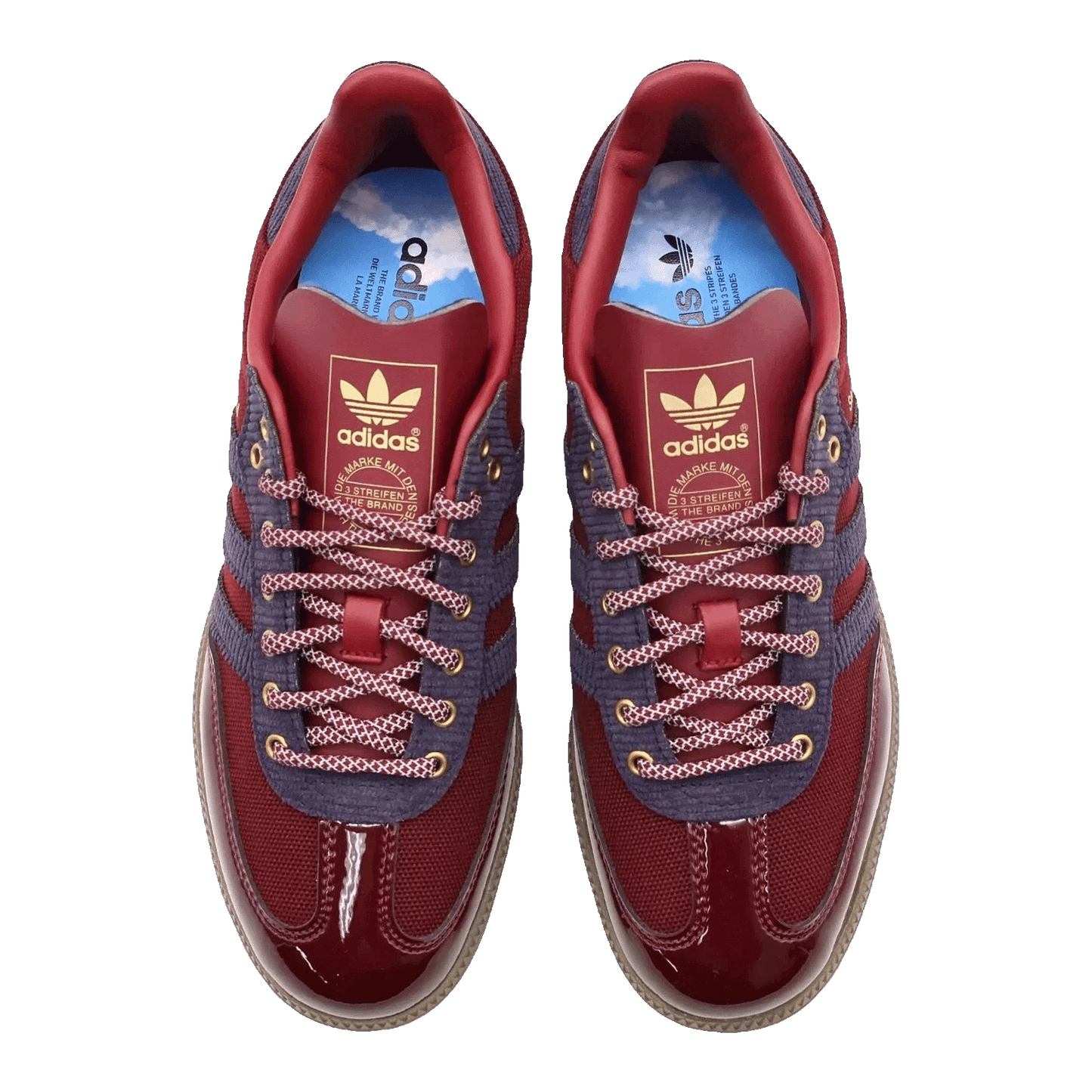 adidas Samba OG ALWAYTH College Burgendy Oben