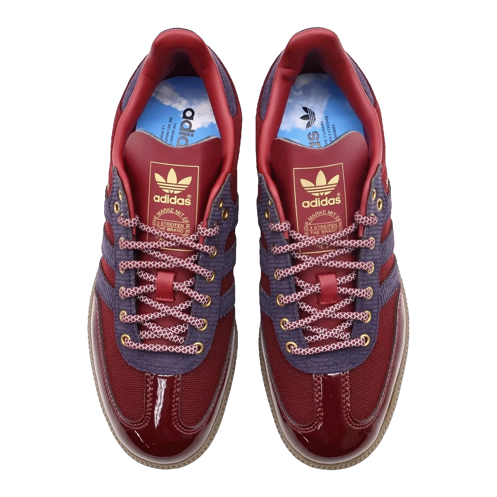 adidas Samba OG ALWAYTH College Burgendy Oben