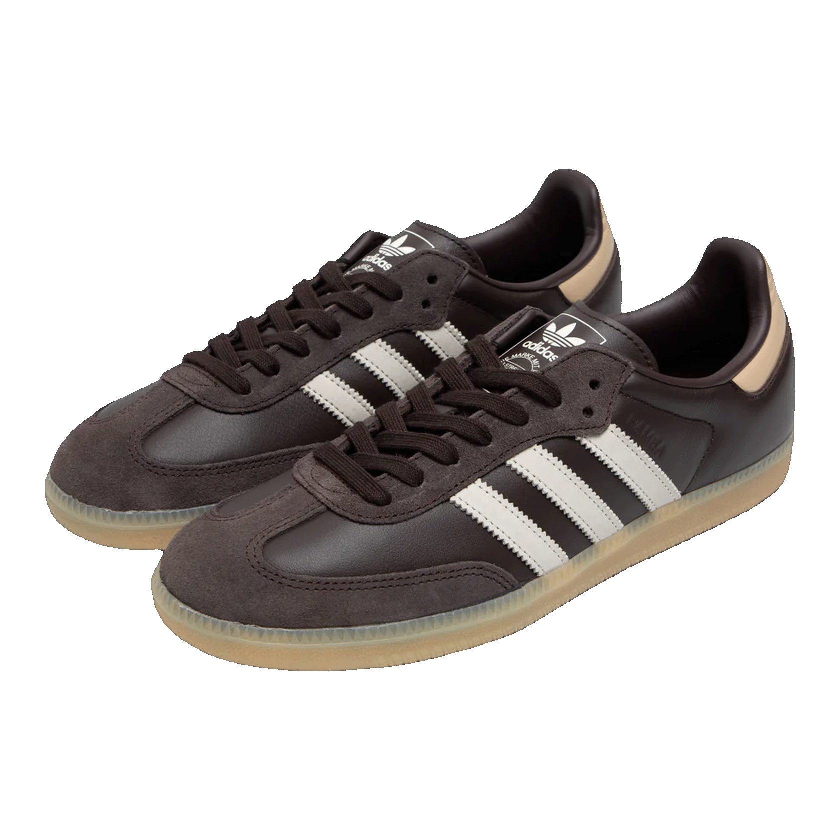 adidas Samba OG Aurora Coffee Chalk White Side KK2065