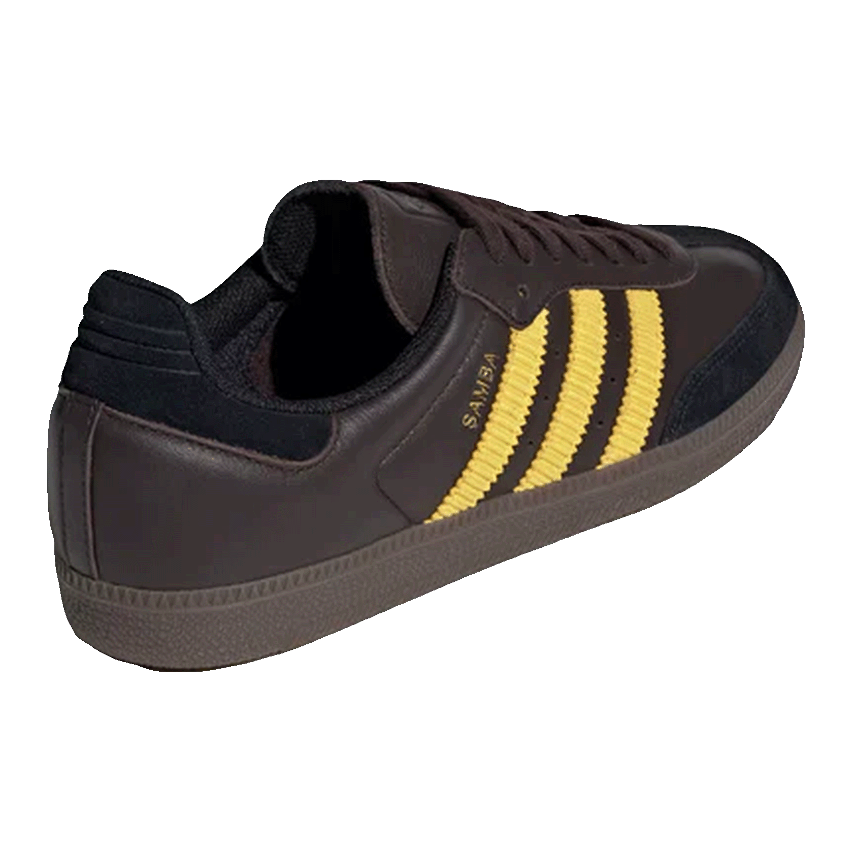 adidas Samba OG Aurora Coffee EQT Yellow Back IH6813