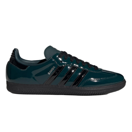 adidas Samba OG Aurora Ivy Black Patent (W) JR8750