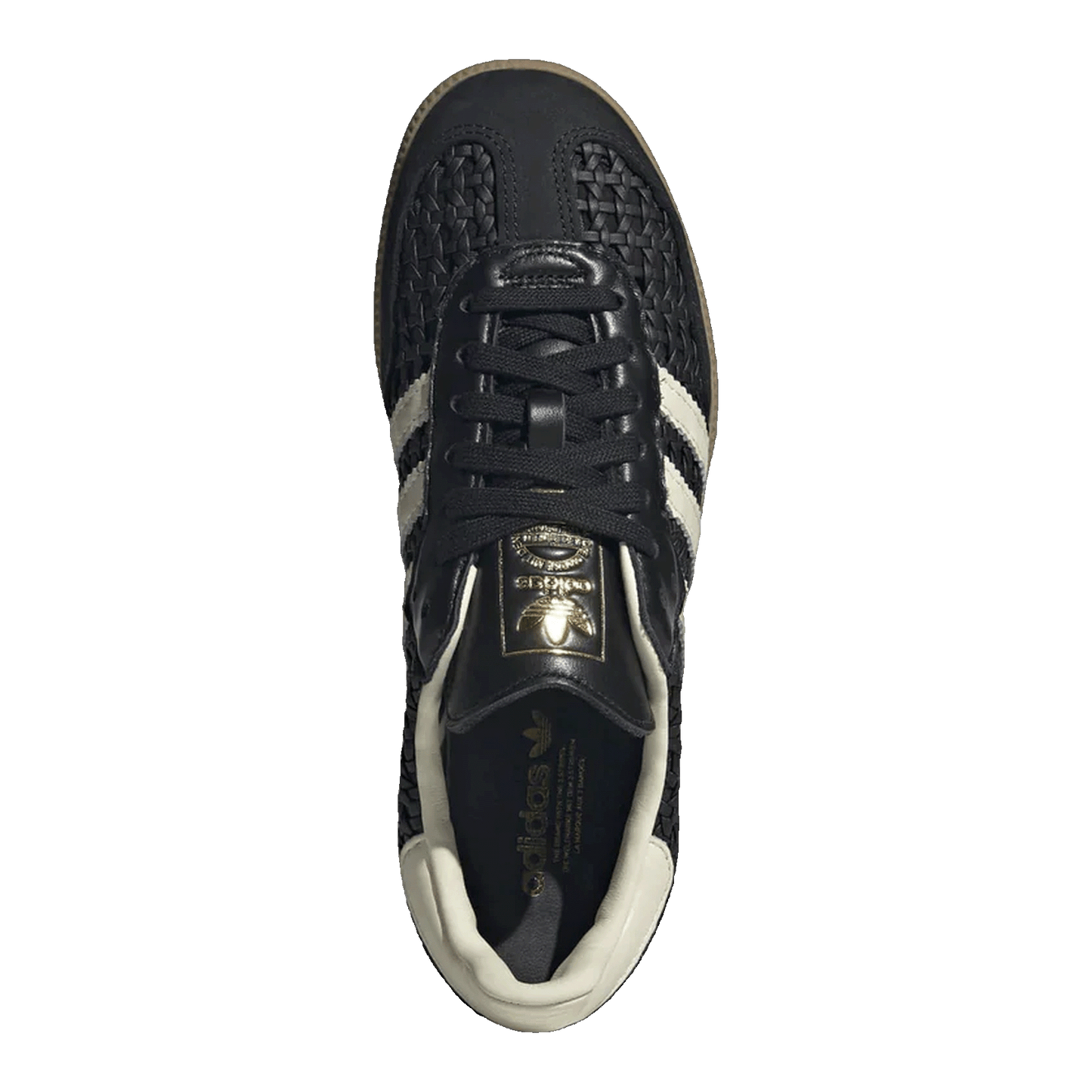 adidas Samba OG Basketweave Black Cream White (W) Oben HQ9282