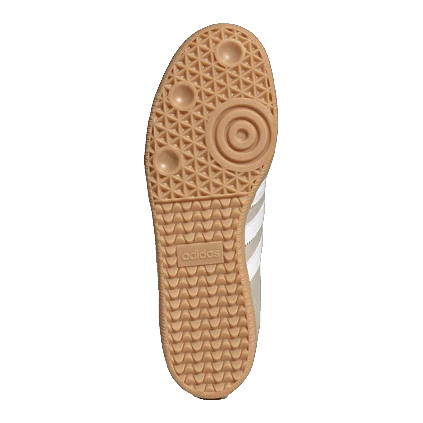 adidas Samba OG Beige Cloud White Gum (GS) Sohle JQ2853