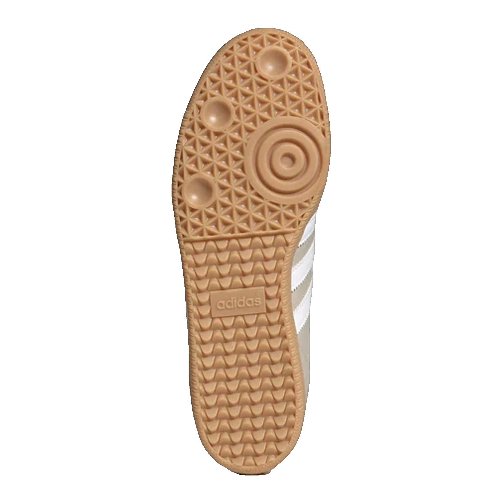 adidas Samba OG Beige Cloud White Gum (GS) Sohle JQ2853
