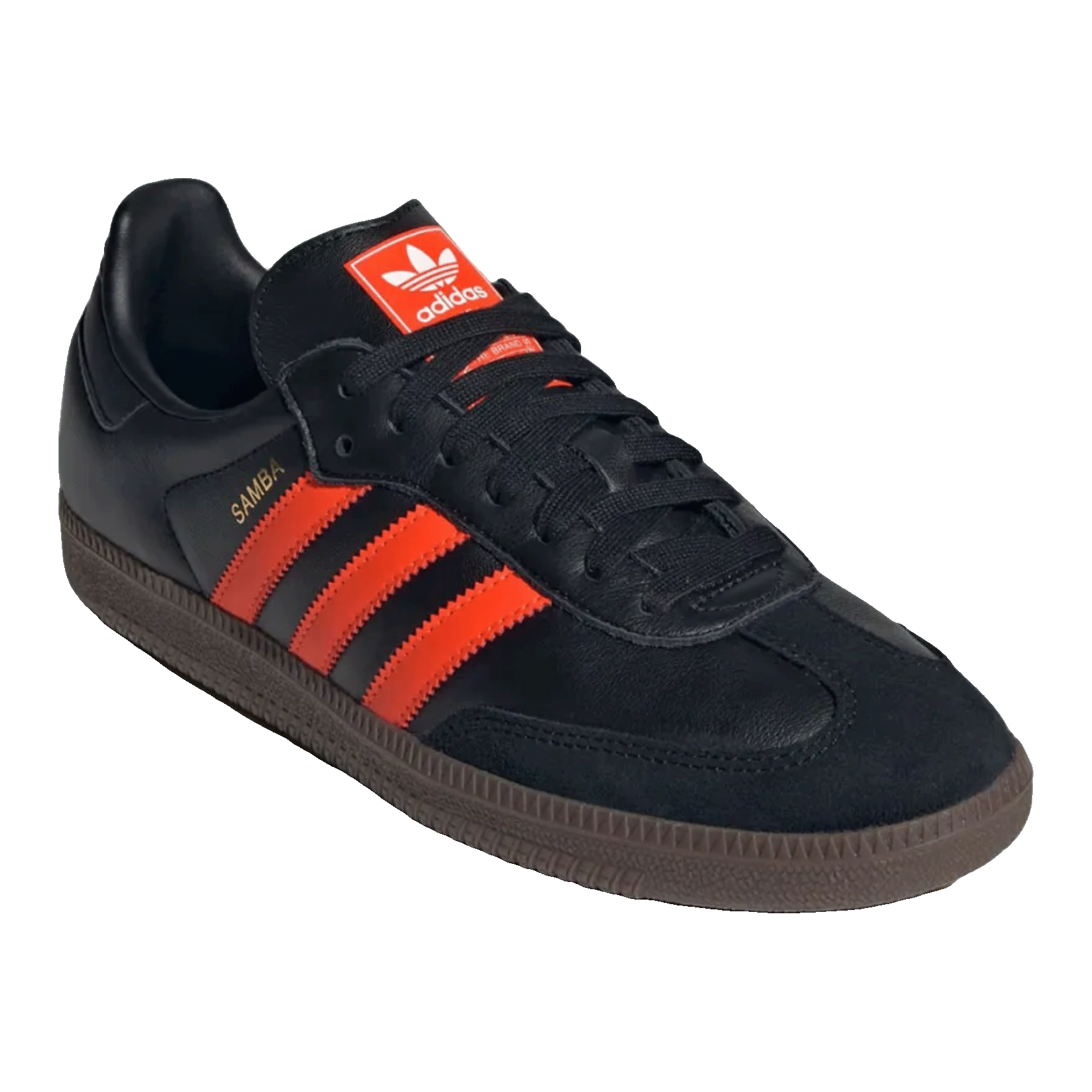 adidas Samba OG Black Impact Orange Side
