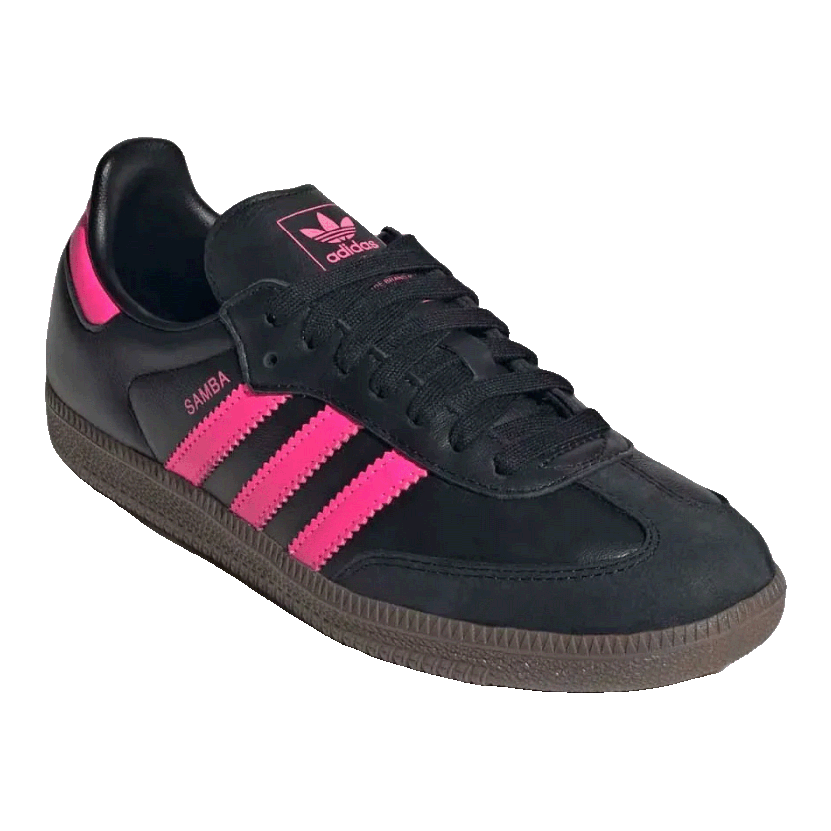 adidas Samba OG Black Lucid Pink (W) Side