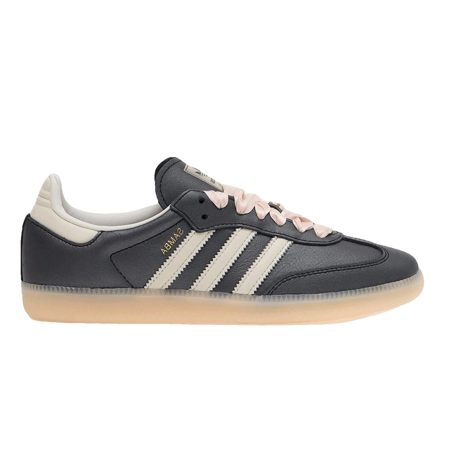adidas Samba OG Black Pink Ribbon Laces (W)