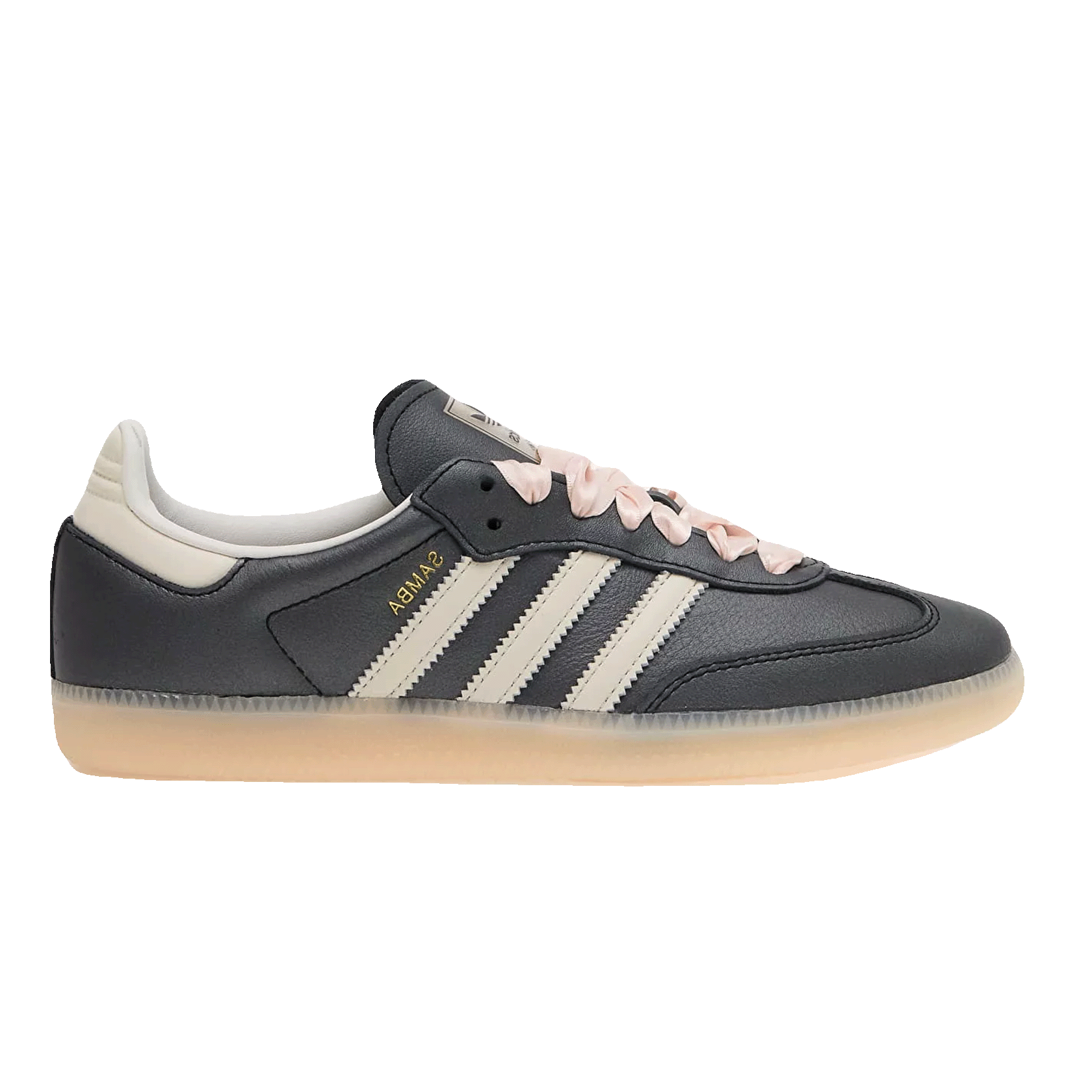 adidas Samba OG Black Pink Ribbon Laces (W)