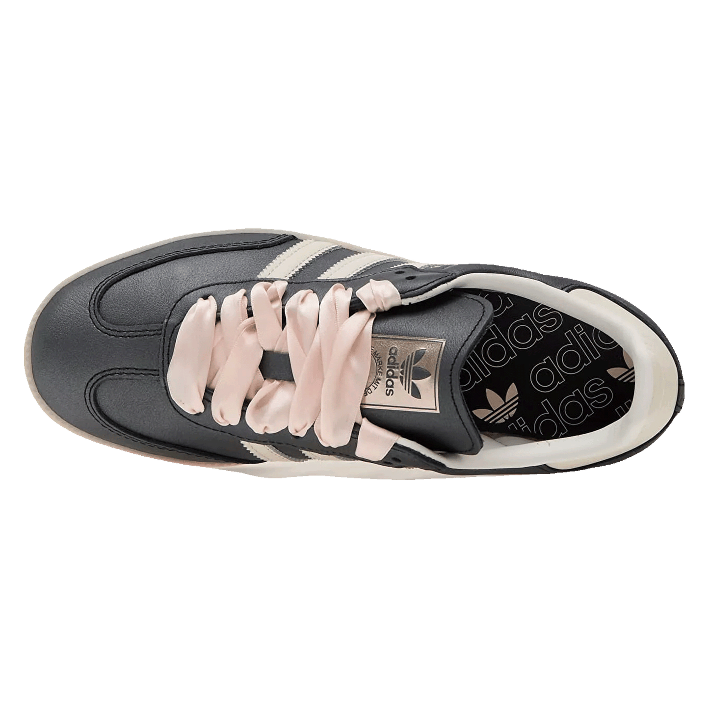 adidas Samba OG Black Pink Ribbon Laces (W) Oben