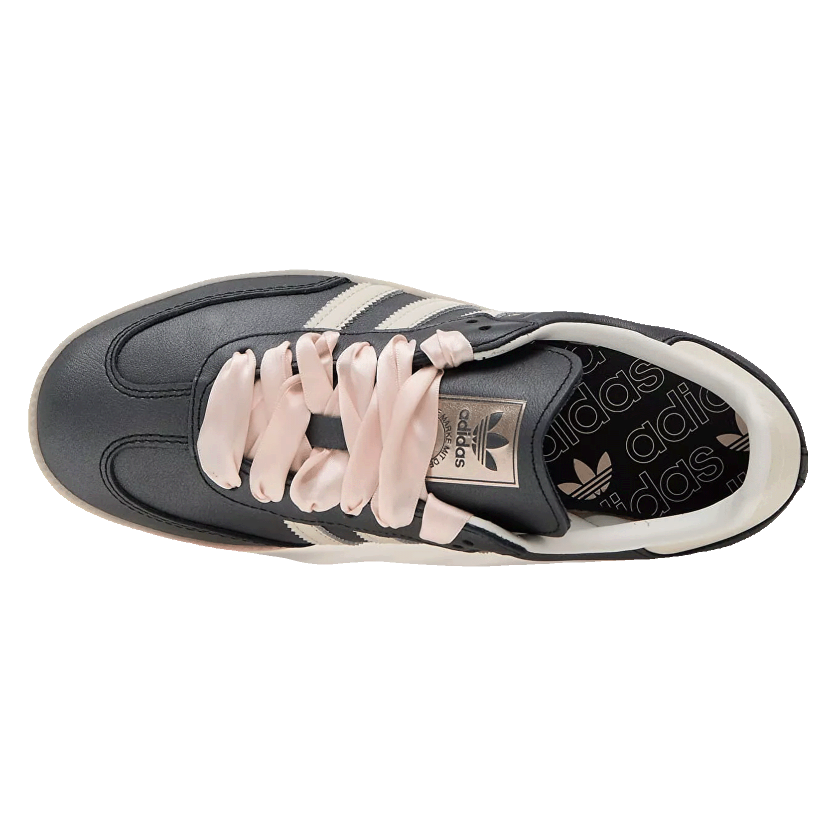 adidas Samba OG Black Pink Ribbon Laces (W) Oben