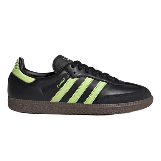 adidas Samba OG Black Pulse Lime (W) JS1387