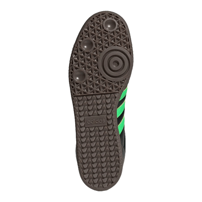 adidas Samba OG Black Screaming Green Sohle