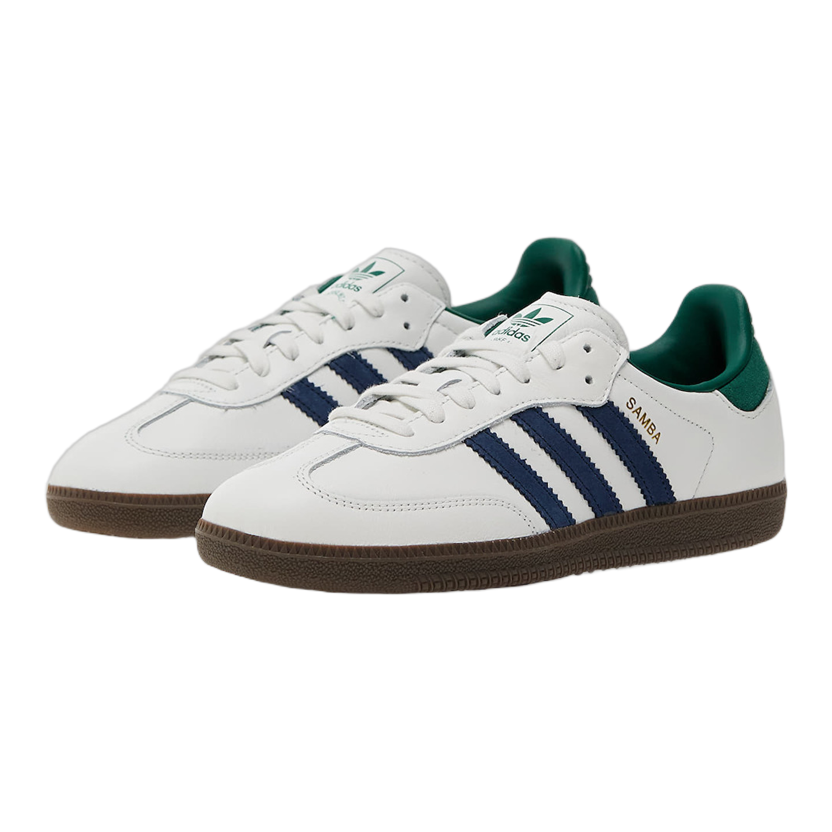 adidas Samba OG Black White Collegiate Green Side IH4882