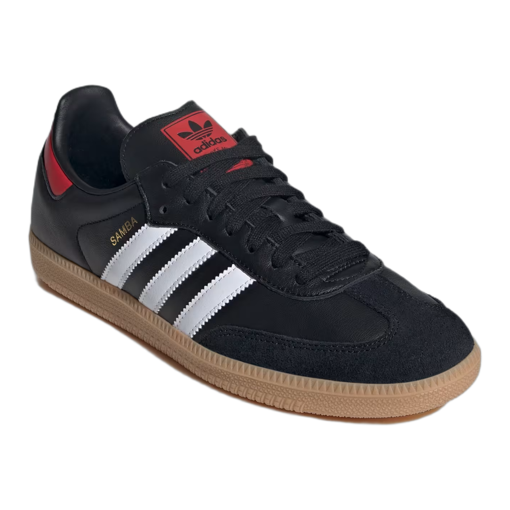 adidas Samba OG Black White Red Gum Side IH6869