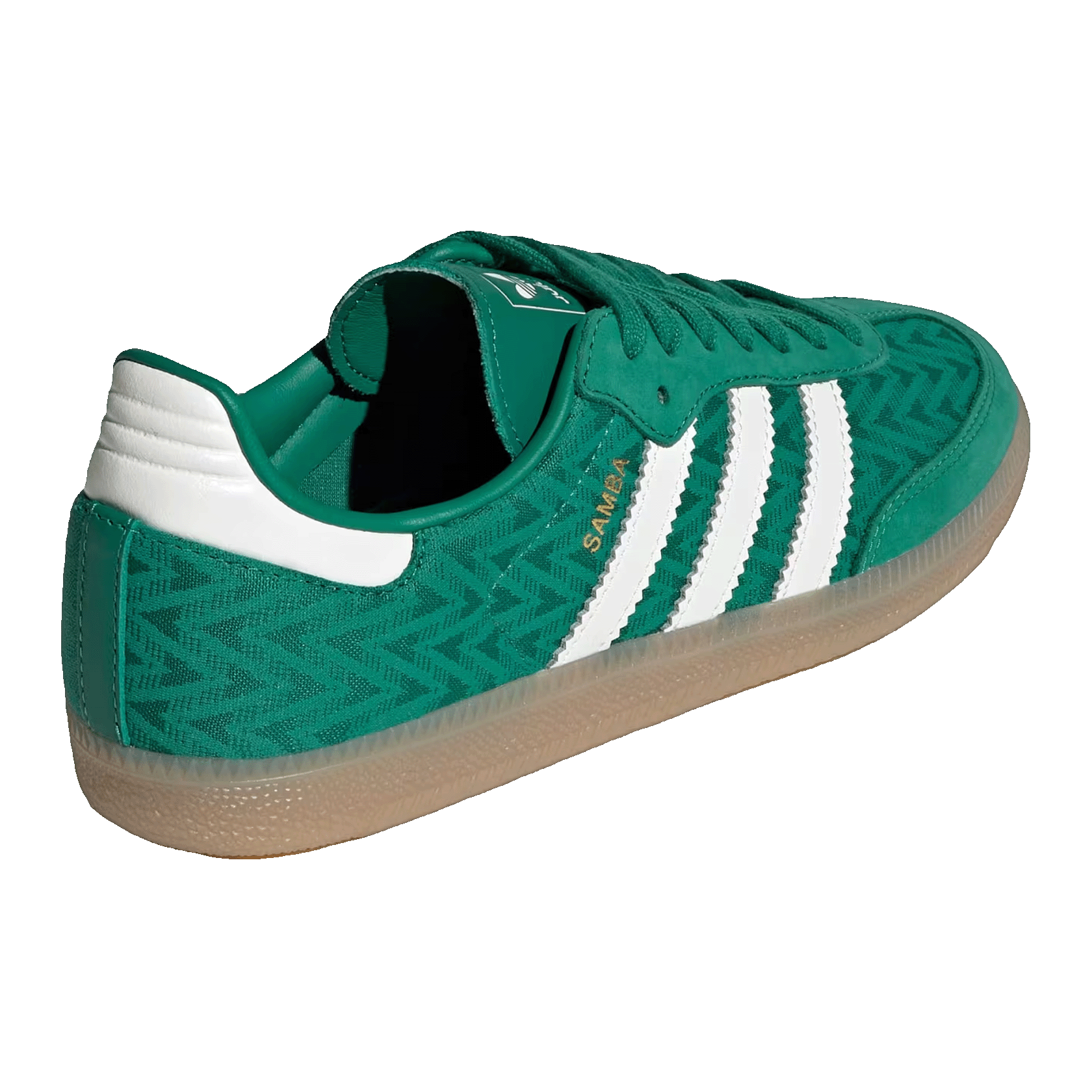 adidas Samba OG Bold Green Off White Gold (W) Back IH3976
