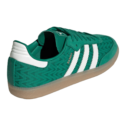 adidas Samba OG Bold Green Off White Gold (W) Back IH3976