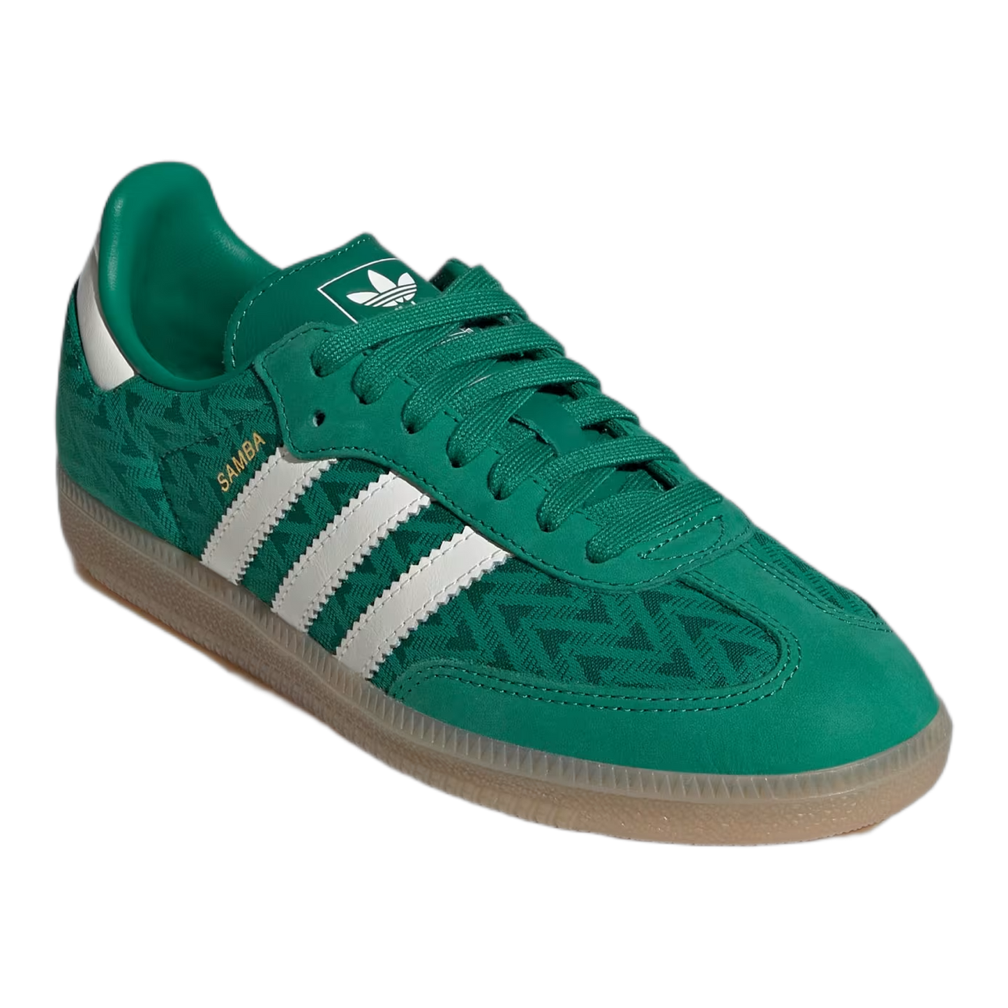 adidas Samba OG Bold Green Off White Gold (W) Side IH3976