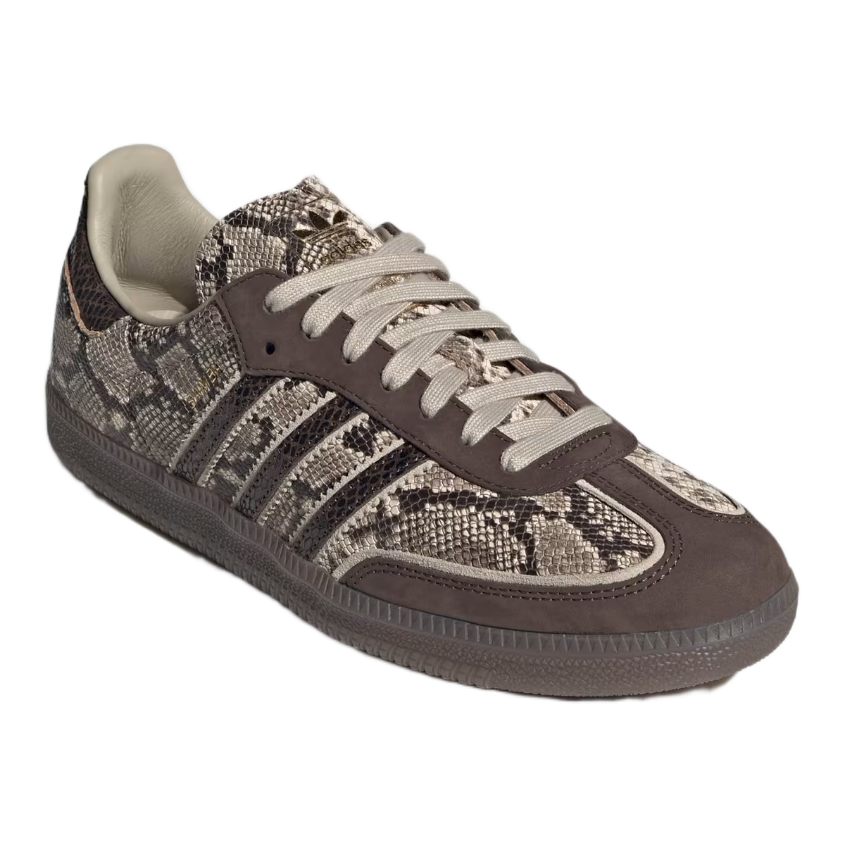 adidas Samba OG Brown Khaki Snakeskin Side KI5618