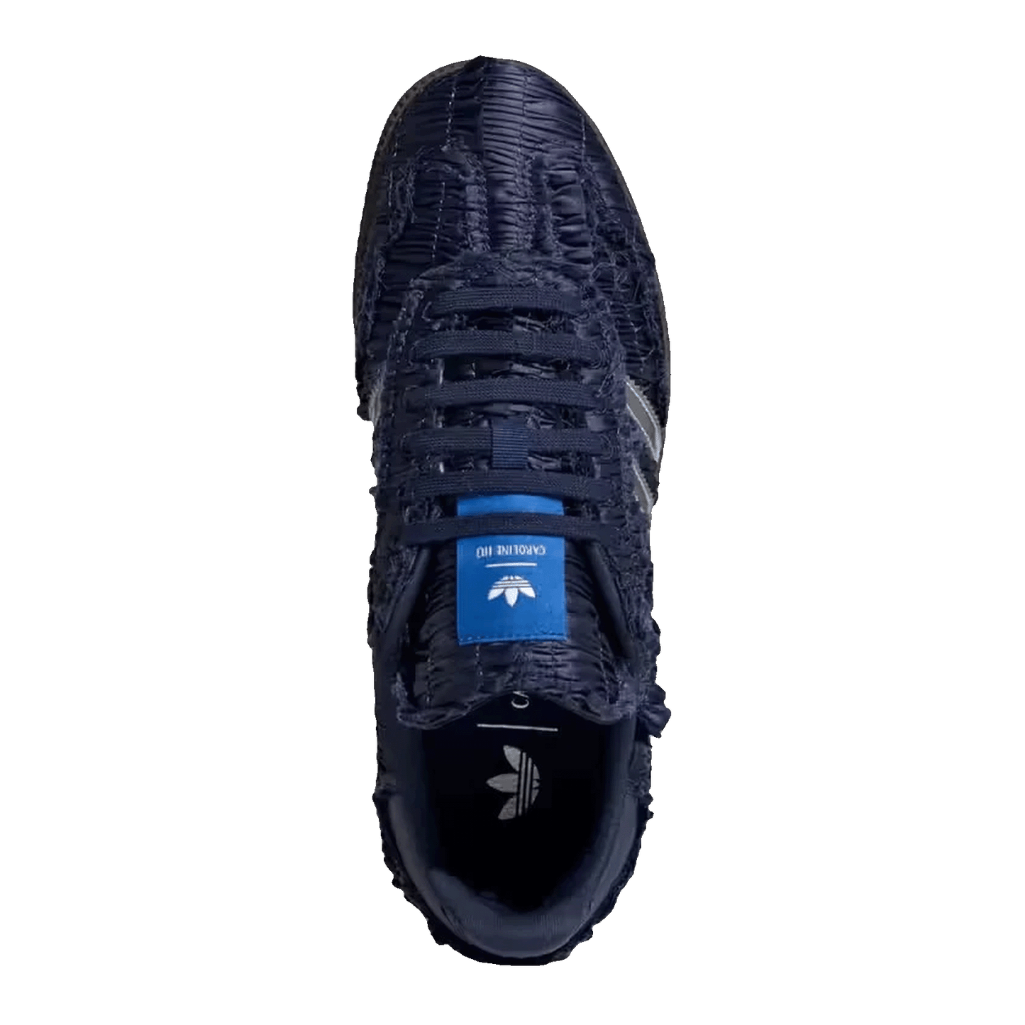 adidas Samba OG Caroline Hu Satin Dark Blue Oben JP9282