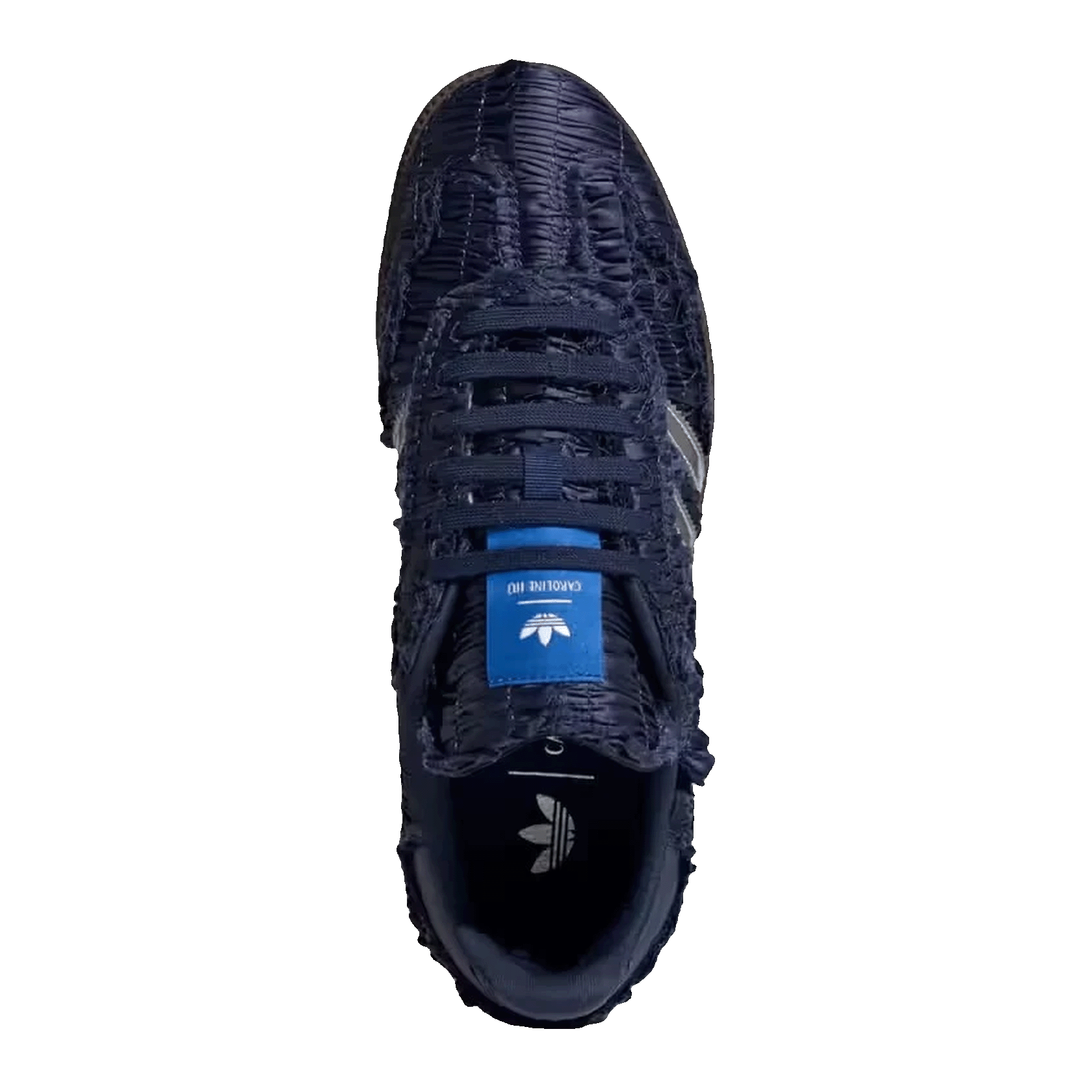 adidas Samba OG Caroline Hu Satin Dark Blue Oben JP9282