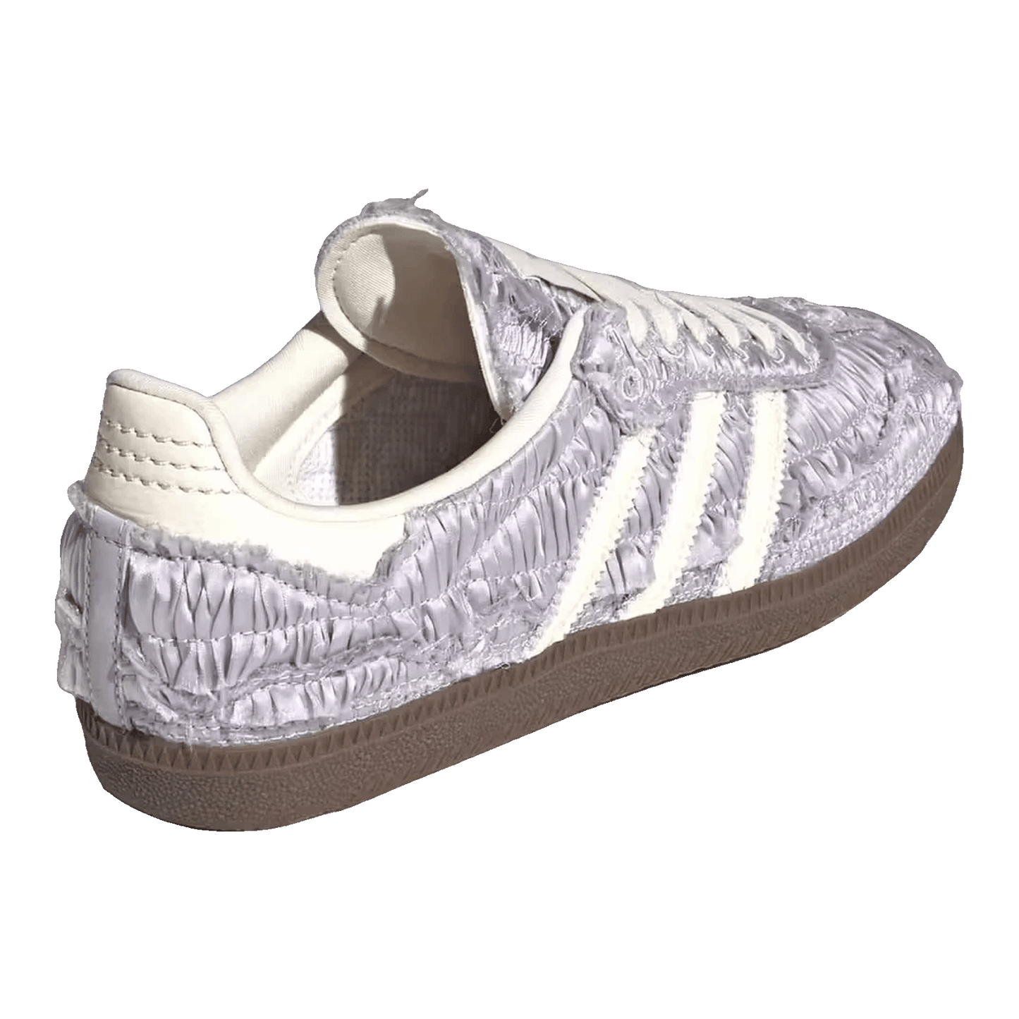 adidas Samba OG Caroline Hu Satin Silver Metallic Back JP9283