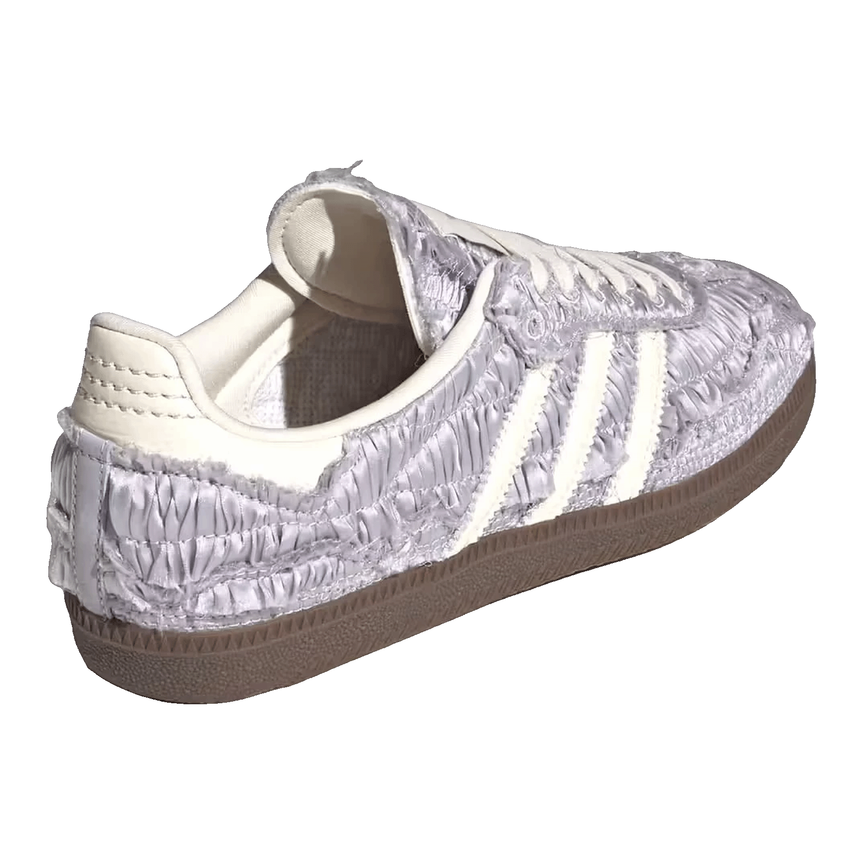 adidas Samba OG Caroline Hu Satin Silver Metallic Back JP9283