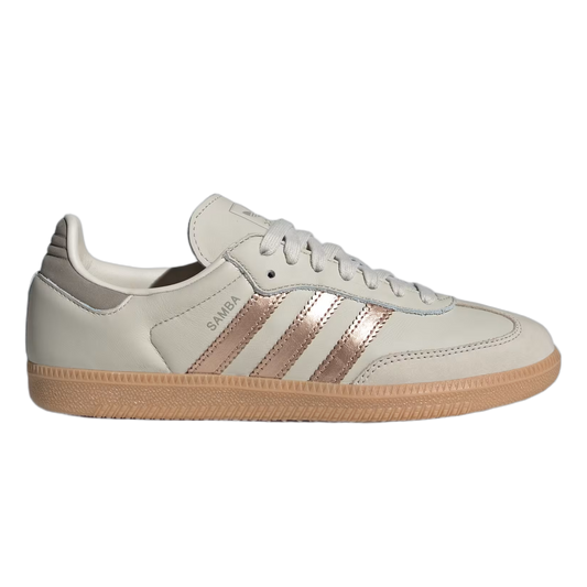 adidas Samba OG Clear Brown Copper Metallic Putty Beige (W) JR7341