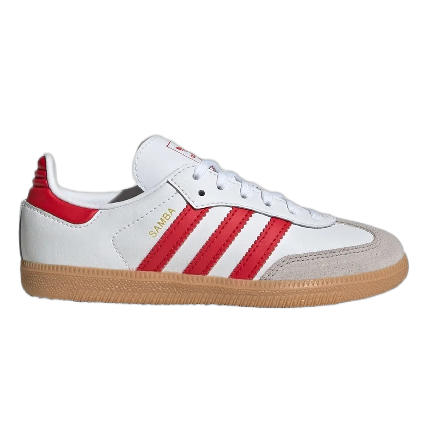 adidas Samba OG Cloud White Better Scarlet Gum (GS) JQ2833
