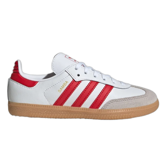 adidas Samba OG Cloud White Better Scarlet Gum (GS) JQ2833