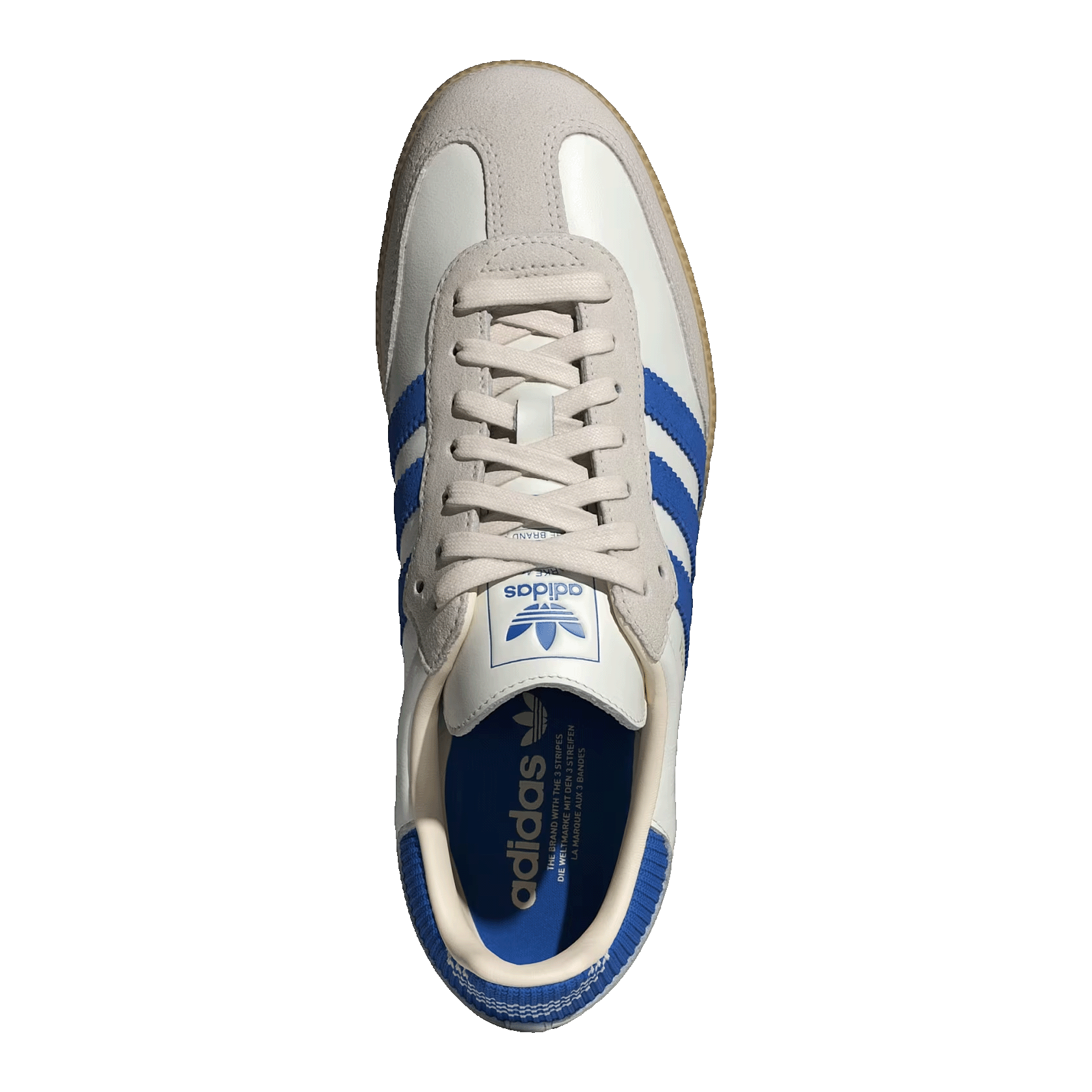adidas Samba OG Cloud White Blue Gum Oben IH6821